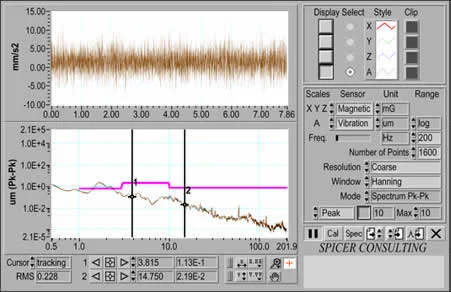 Minus K FP-1 JEOL JEM 1400 TEM Premeasure Vibration Test