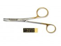 Gillies Mini Needle Holders with Scissors and Tungsten Carbide Jaws