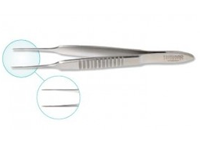Micro Tweezer, Straight, 1 x 2 Teeth