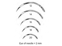 Regular Surgeon s Suture Needles, 1 2 Circle, Cutting Edge Regular Surgeon s Suture Needles, 1 2 Circle, Cutting Edge
