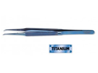 Titanium Micro Forceps, Curved, Smooth Titanium Micro Forceps, Curved, Smooth
