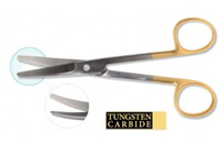 Tungsten Carbide Mayo Operating Scissors, Curved, Blunt Blunt Tungsten Carbide Mayo Operating Scissors, Curved, Blunt Blunt